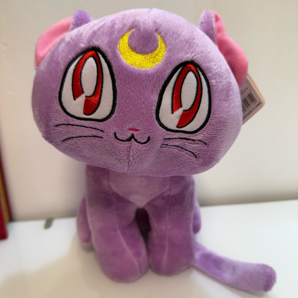 Sailor Moon Purple Cat Plush Toy